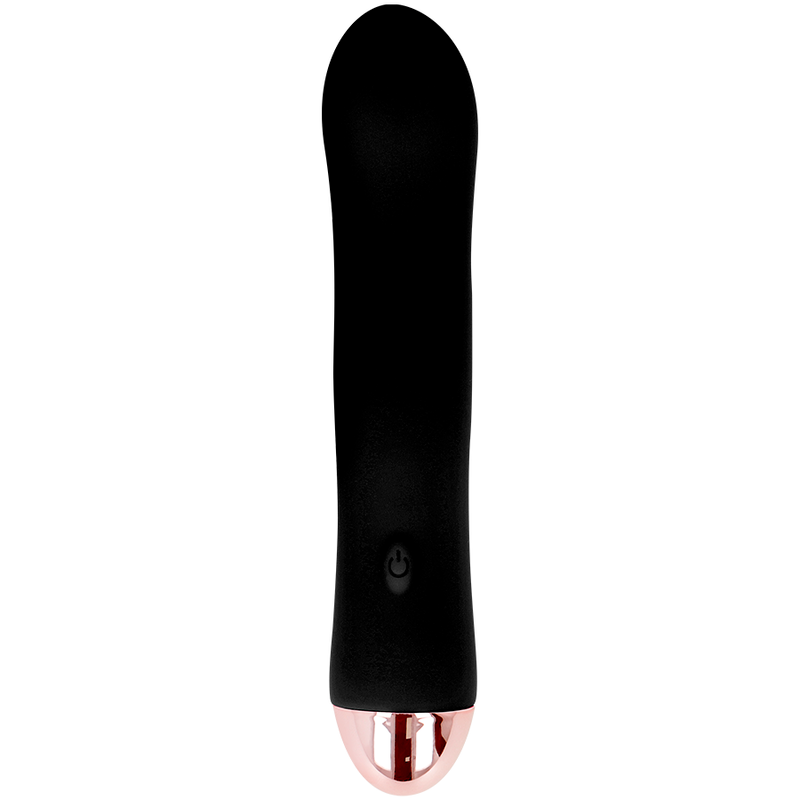 DOLCE VITA - VIBRATEUR RECHARGEABLE DEUX NOIR 7 VITESSES - Sensualia