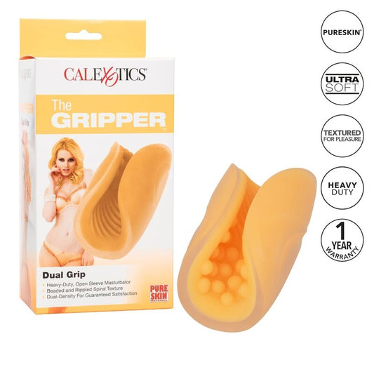 CALEXOTICS - MASTURBATEUR GRIP PERLÉ ORANGE CALEXOTICS