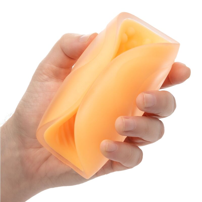 CALEXOTICS - MASTURBATEUR GRIP PERLÉ ORANGE - Sensualia