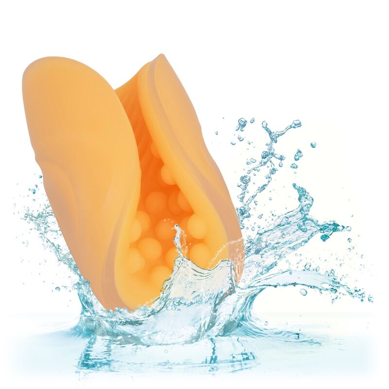 CALEXOTICS - MASTURBATEUR GRIP PERLÉ ORANGE - Sensualia