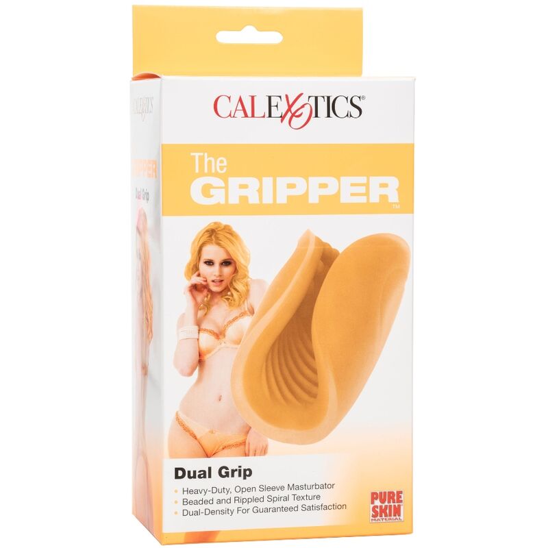 CALEXOTICS - MASTURBATEUR GRIP PERLÉ ORANGE - Sensualia