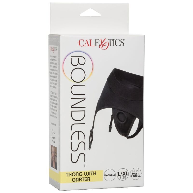 CALEXOTICS - BOUNDLESS STRING AVEC JARRETIÈRE L/XL - Sensualia