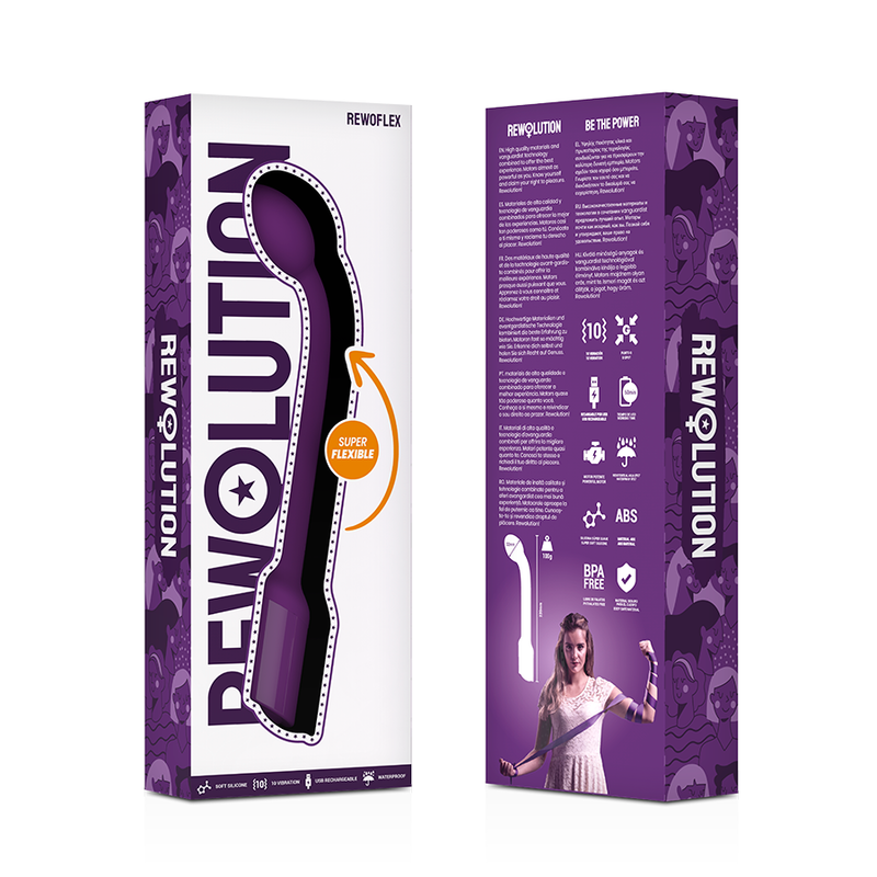 REWOLUTION - REWOFLEX VIBRATEUR STIMULATEUR DE POINT G FLEXIBLE - Sensualia