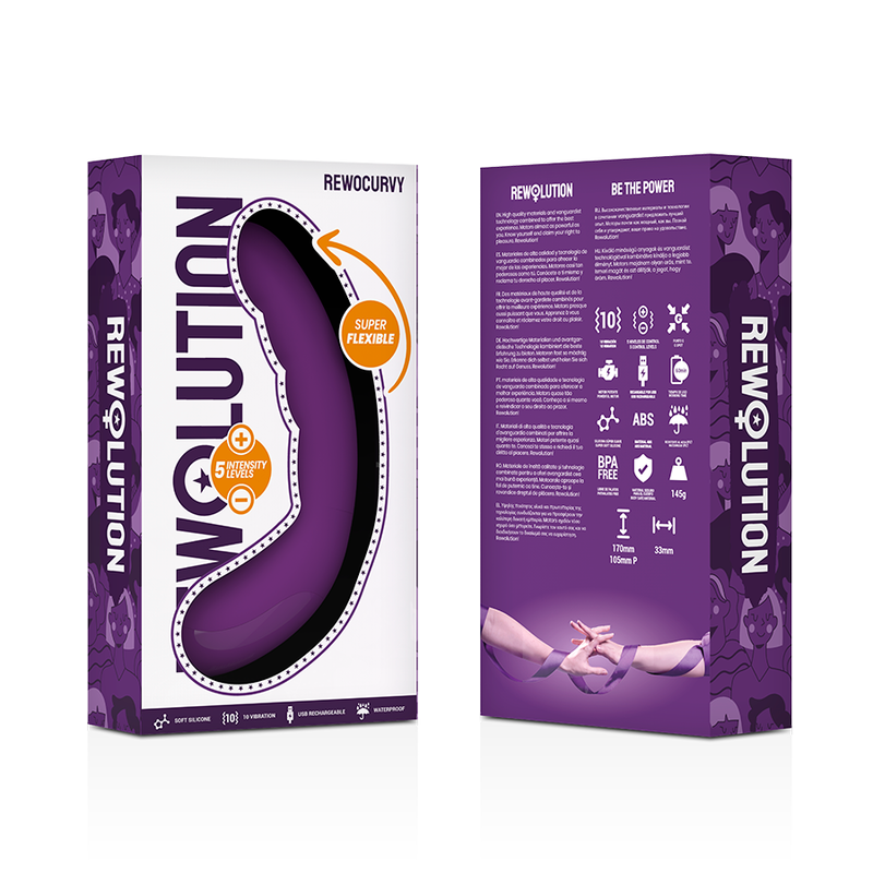 REWOLUTION - REWOCURVY VIBRATEUR FLEXIBLE RECHARGEABLE - Sensualia