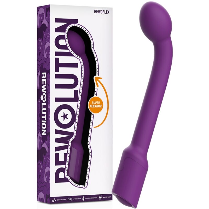 REWOLUTION - REWOFLEX VIBRATEUR STIMULATEUR DE POINT G FLEXIBLE - Sensualia