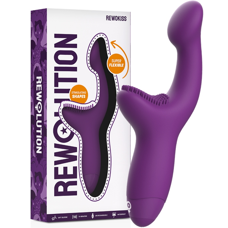 REWOLUTION - REWOKISS VIBRATEUR POINT  STIMULATEUR - Sensualia