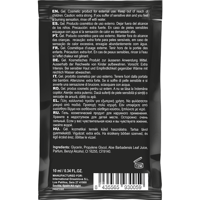 COQUETTE CHIC DESIRE - GEL RETARDANT POCKET CHRONOS POUR LUI 10 ML - Sensualia