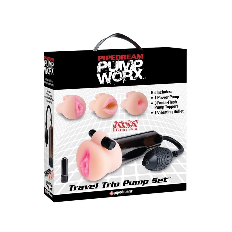PUMP WORX TRAVEL TRIO PUMP SET - Sensualia
