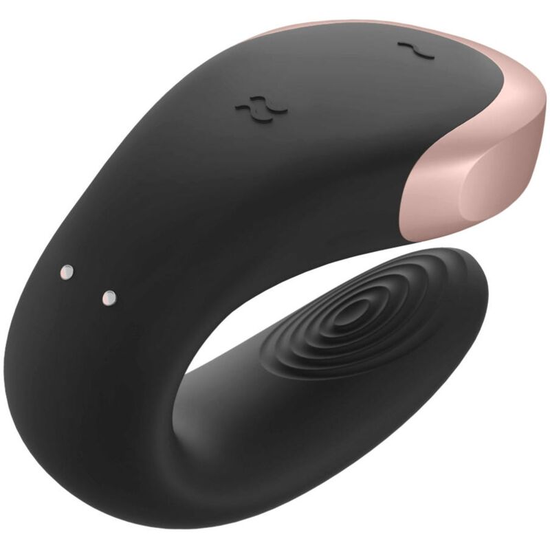 SATISFYER - VIBRATEUR DOUBLE LOVE LUXURY PARTNER NOIR - Sensualia