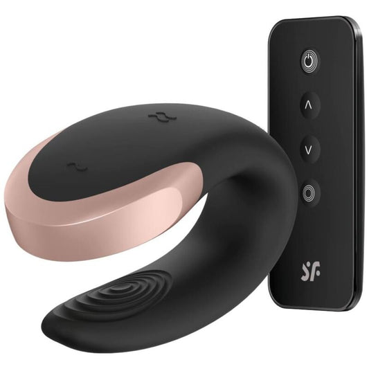 SATISFYER - VIBRATEUR DOUBLE LOVE LUXURY PARTNER NOIR SATISFYER PARTNER