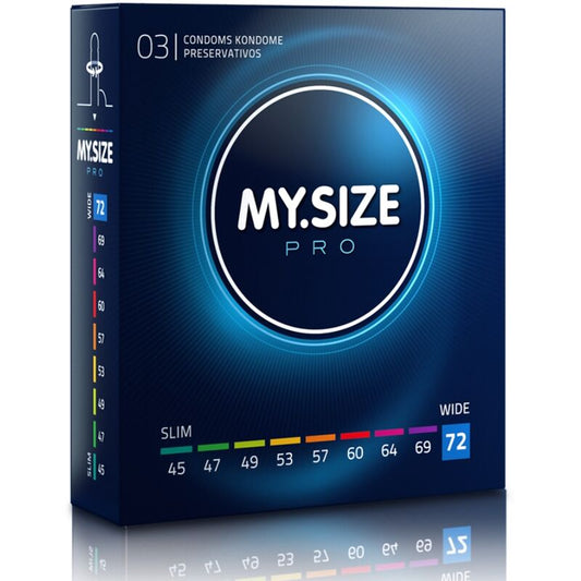 MY SIZE - PRO PRÉSERVATIFS 72 MM 3 UNITÉS MY SIZE PRO