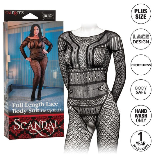 CALEXOTICS - BODY EN DENTELLE GRANDE TAILLE - Sensualia