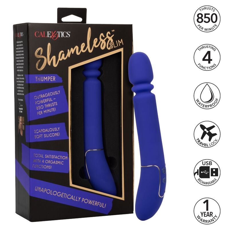 CALEXOTICS - SHAMELESS SLIM THUMPER BLEU - Sensualia