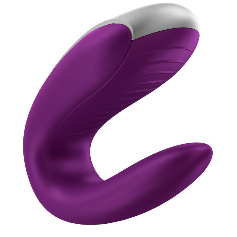 SATISFYER - VIBRATEUR PARTENAIRE DOUBLE FUN VIOLET - Sensualia