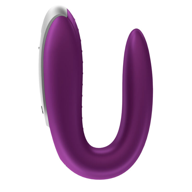 SATISFYER - VIBRATEUR PARTENAIRE DOUBLE FUN VIOLET - Sensualia
