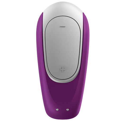 SATISFYER - VIBRATEUR PARTENAIRE DOUBLE FUN VIOLET - Sensualia