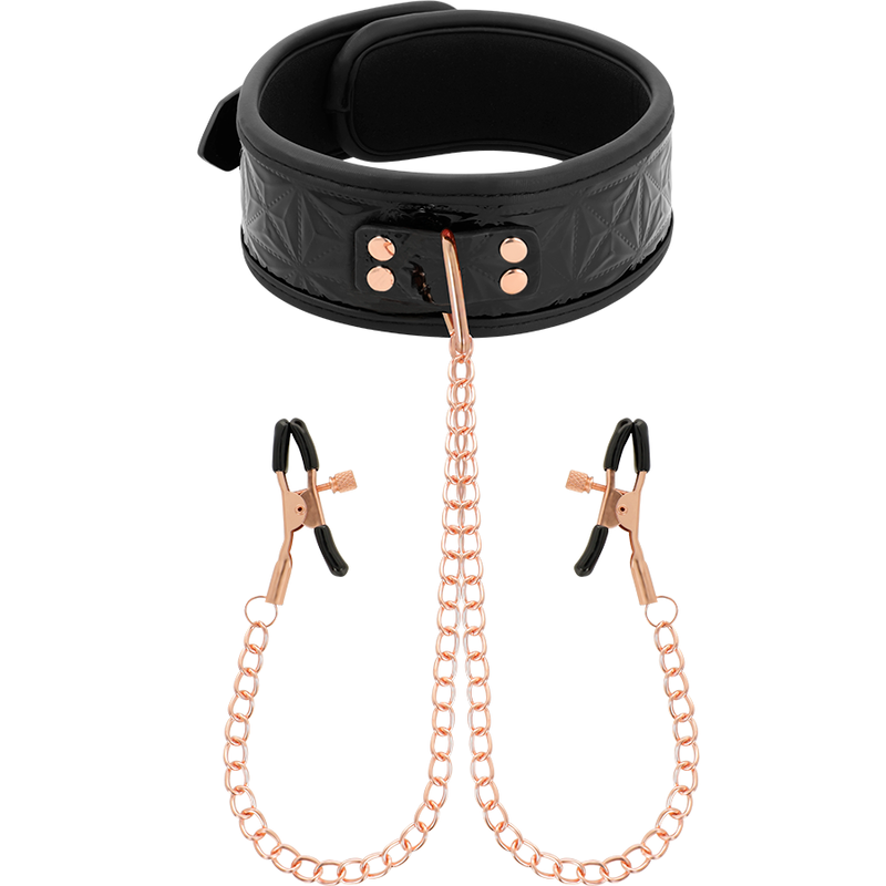 BEGME - BLACK EDITION COLLIER BEGME BLACK EDITION AVEC PINCES À MÉTONS - Sensualia