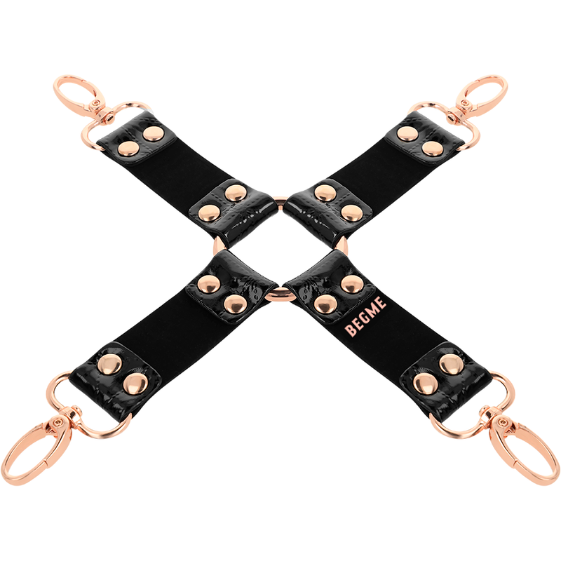 BEGME - BLACK EDITION CRAVATE EN CUIR VEGAN - Sensualia