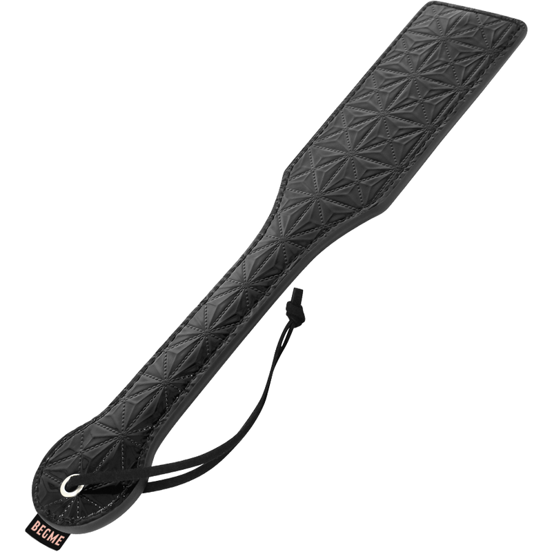 BEGME - PADDLE EN CUIR VÉGÉTALIEN ÉDITION NOIRE - Sensualia