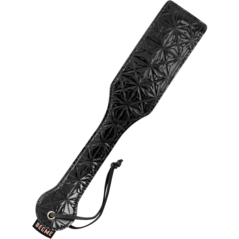 BEGME - PADDLE EN CUIR VÉGÉTALIEN ÉDITION NOIRE - Sensualia