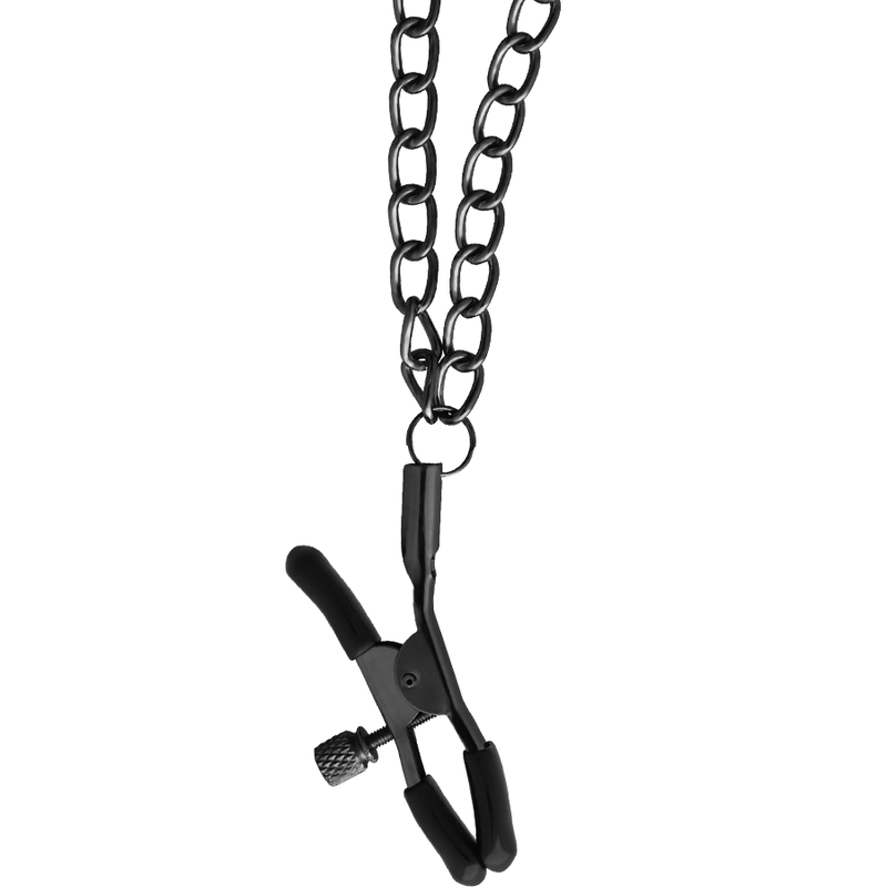 BEGME - COLLIER ÉDITION ROUGE AVEC PINCES  TÉLÉMON AVEC DOUBLURE EN NÉOPRÈNE - Sensualia