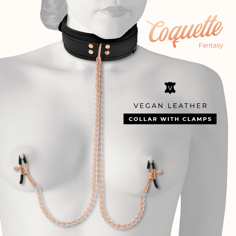 COQUETTE CHIC DESIRE - COLLIER PINCE TIP FANTAISIE AVEC DOUBLURE EN NÉOPRÈNE - Sensualia