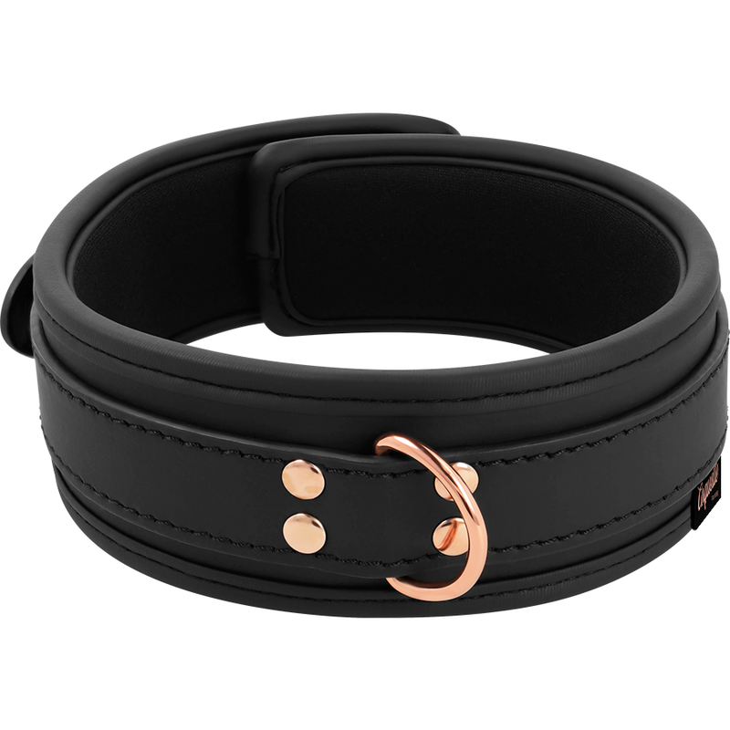 COQUETTE CHIC DESIRE - COLLIER FANTAISIE EN CUIR VÉGAN AVEC BRACELET ET DOUBLURE EN NÉOPRÈNE - Sensualia