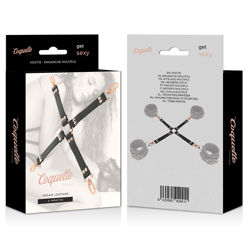 COQUETTE CHIC DESIRE - CRAVATE DE PORC FANTAISIE EN CUIR VÉGÉTAL - Sensualia