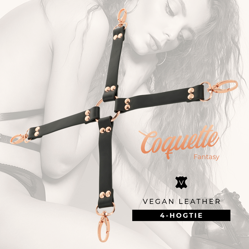COQUETTE CHIC DESIRE - CRAVATE DE PORC FANTAISIE EN CUIR VÉGÉTAL - Sensualia