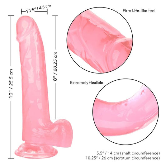 CALEXOTICS - GODE REINE TAILLE ROSE 20.3 CM - Sensualia