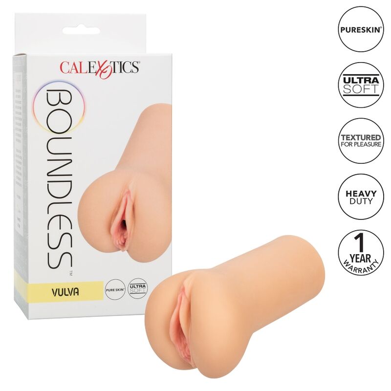 CALEXOTICS - BOUNDLESS VULVA STROKER - PEAU CLAIRE - Sensualia