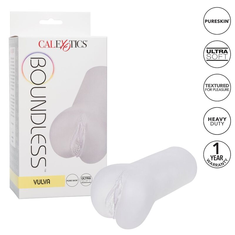 CALEXOTICS - BOUNDLESS VULVA STROKER - TRANSPARENT - Sensualia