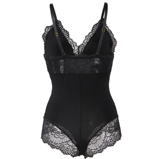 QUEEN LINGERIE - TEDDY DE ENCAJES S/M - Sensualia