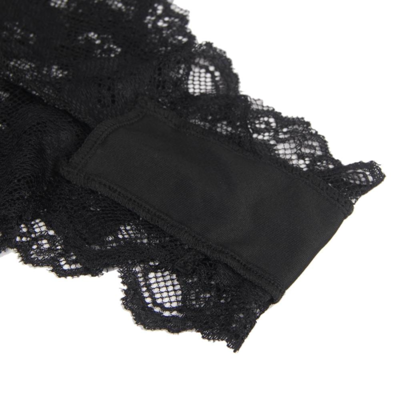 QUEEN LINGERIE - TEDDY ESCOTADO DE ENCAJES S/M - Sensualia