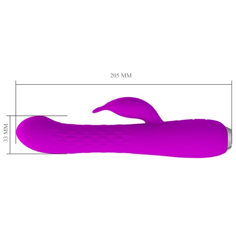 PRETTY LOVE - VIBRATEUR MOLLY AVEC ROTATION RECHARGEABLE - Sensualia