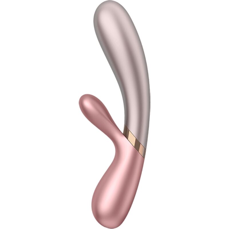 SATISFYER - VIBRATEUR HOT LOVER ROSE & BEIGE - Sensualia