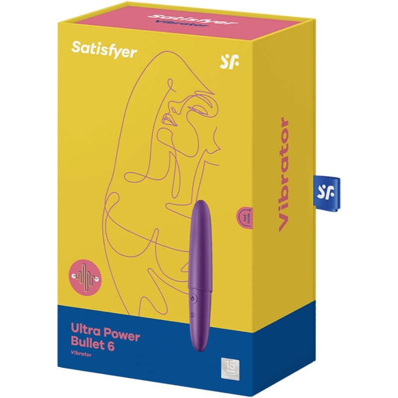 SATISFYER - ULTRA POWER BULLET 6 VIOLET - Sensualia