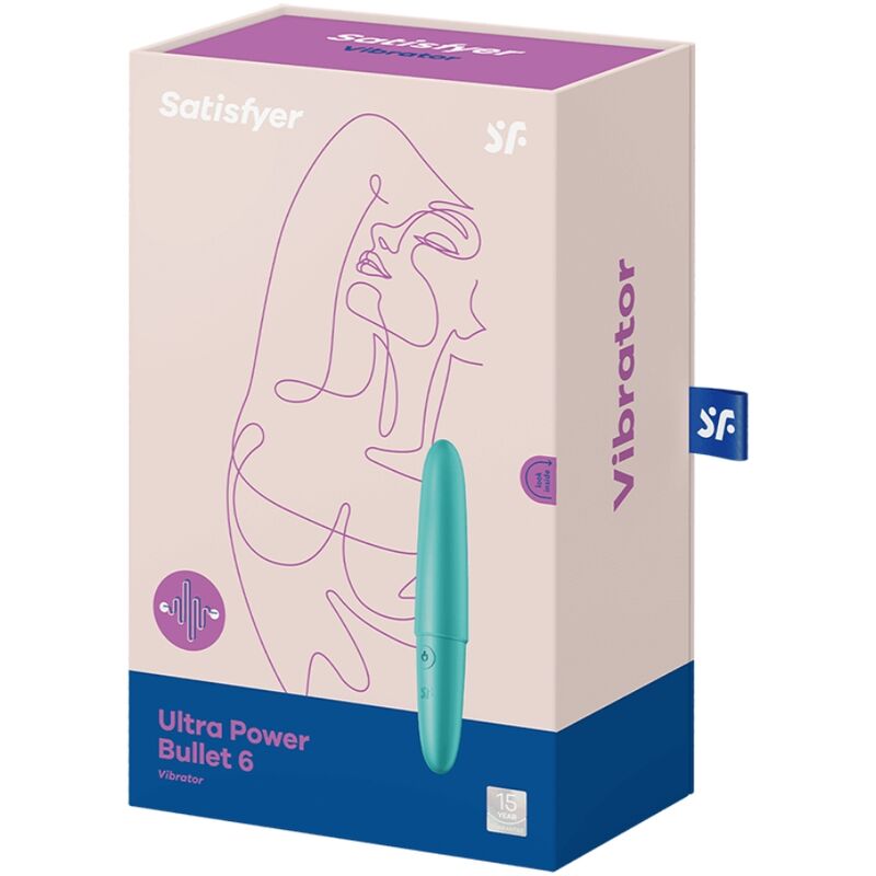SATISFYER - ULTRA POWER BULLET 6 TURQUOISE - Sensualia