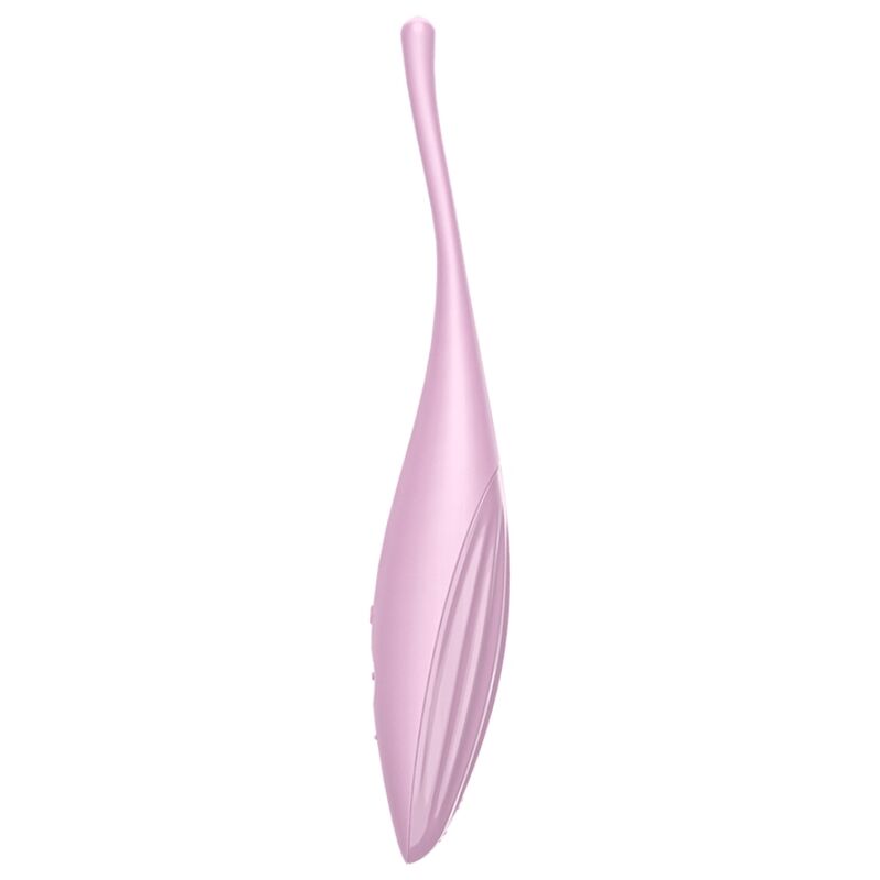 SATISFYER - VIBRATEUR  POINTE DE CLIT TWIRLING JOY ROSE - Sensualia