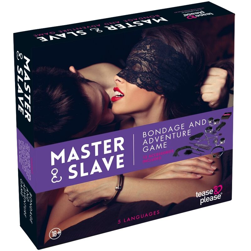 TEASE & PLEASE - SET 13 ACCESSOIRES DE BONDAGE LILAS - Sensualia