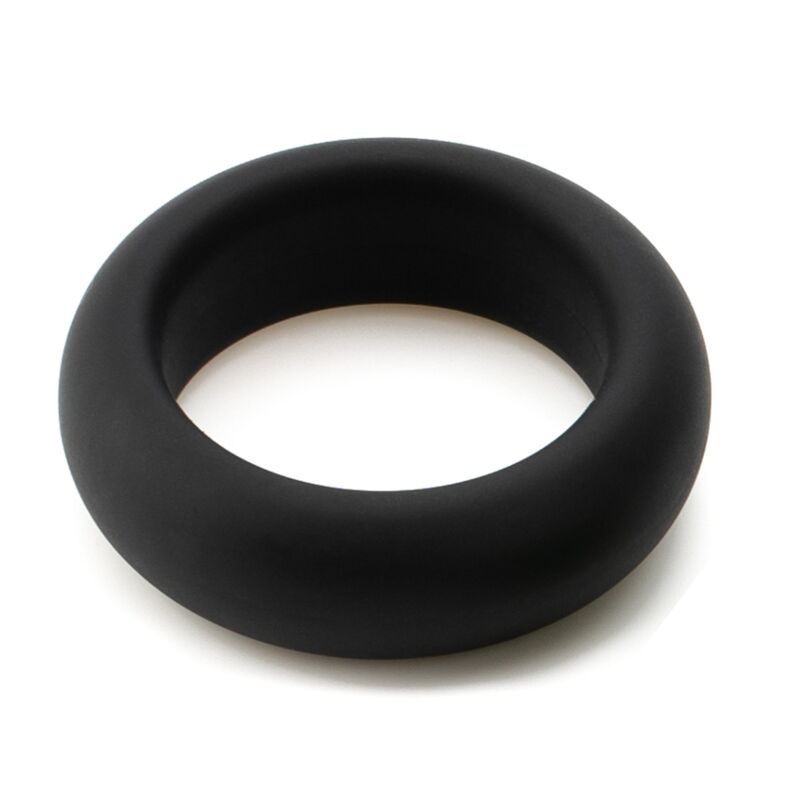 JE JOUE - ANNEAU PÉNIAL EN SILICONE  EXTENSION MAXIMALE - NOIR - Sensualia