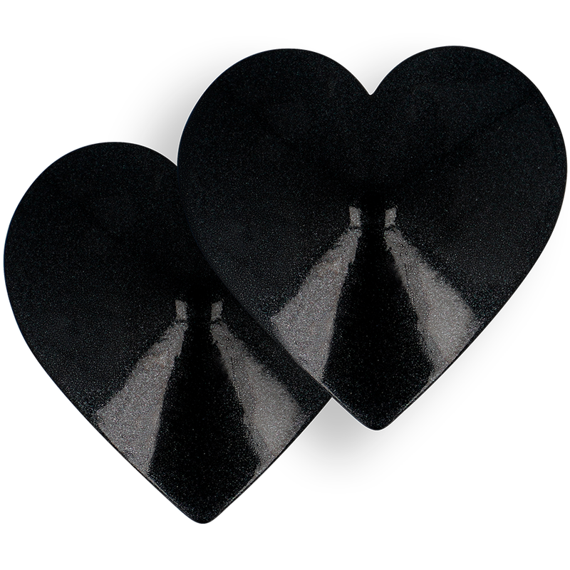 COQUETTE CHIC DESIRE - CACHE-MALIN COEURS NOIR - Sensualia