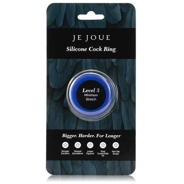 JE JOUE - BAGUE SILICONE BLEUE STRANGULATION MINIMUM - Sensualia