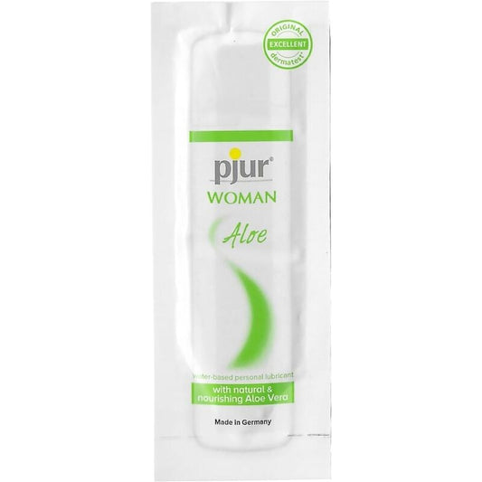 PJUR - FEMME LUBRIFIANT  BASE EAU ALOÈS 2 ML - Sensualia