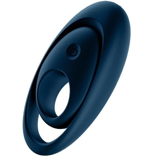 SATISFYER - VIBRATEUR  ANNEAU GLORIOUS DUO BLEU - Sensualia