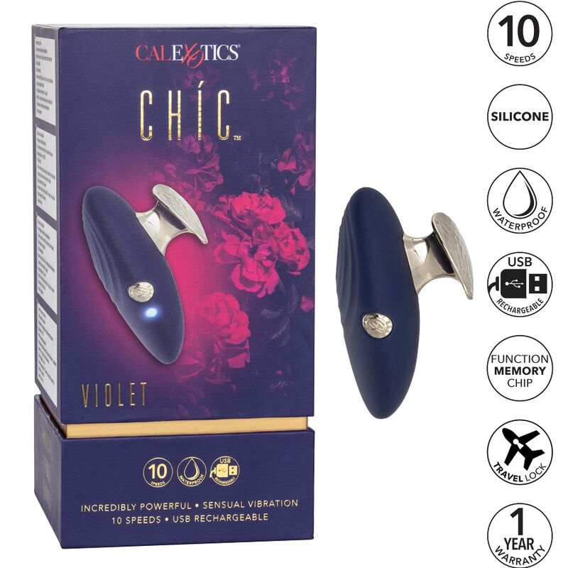 CALEXOTICS - STIMMULATEUR CHIC VIOLETTE 10 VITESSES - Sensualia