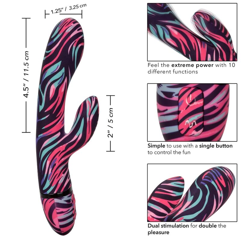 CALEXOTICS - MENAGE A MOI VIBRATEUR DOUBLE BAGUETTE - Sensualia