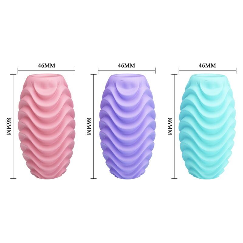 PRETTY LOVE - OEUF MASTURBATEUR DOUBLE FACE 15 UNITÉS - Sensualia