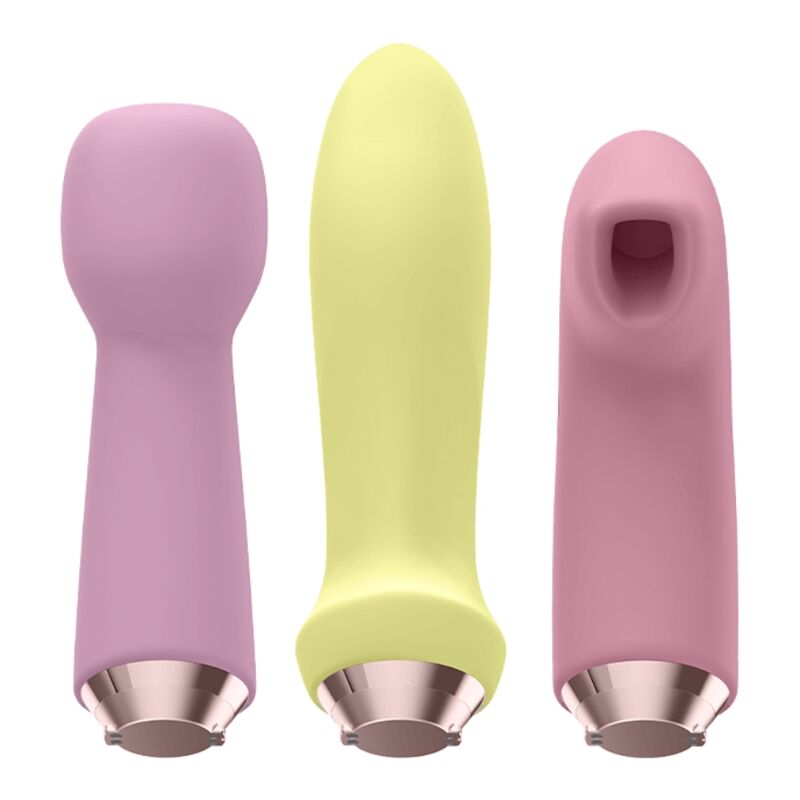 SATISFYER - MARVELOUS FOUR ENSEMBLE VIBRATEUR ET AIR PULSE - Sensualia