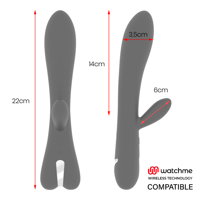 BRILLY GLAM - ERIK VIBRATEUR WATCHME TECHNOLOGIE SANS FIL COMPATIBLE - Sensualia